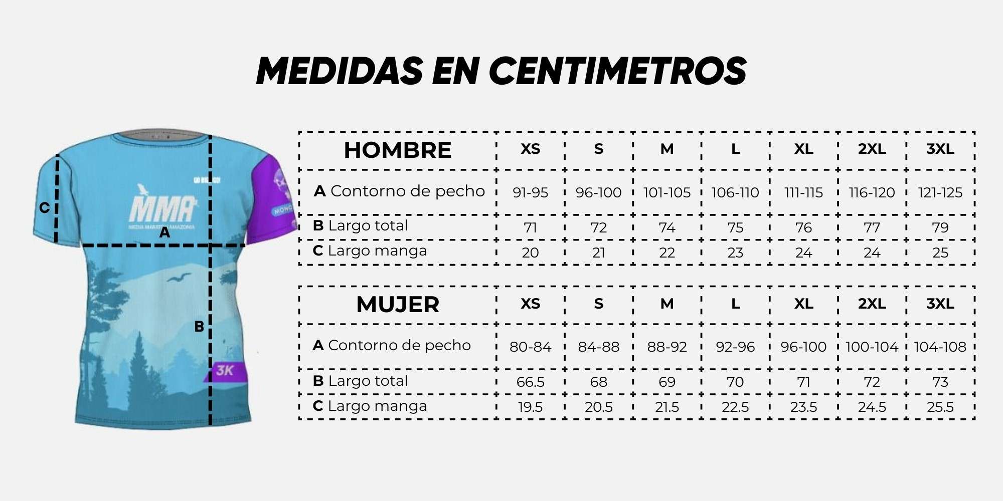Guía de tallas